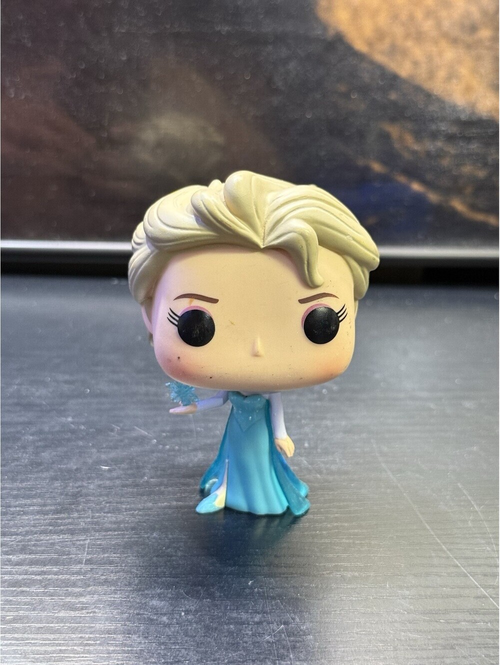 Funko Pop Disney Frozen Elsa 82 Vinyl Figure Loose Missing Snowflake Accessory